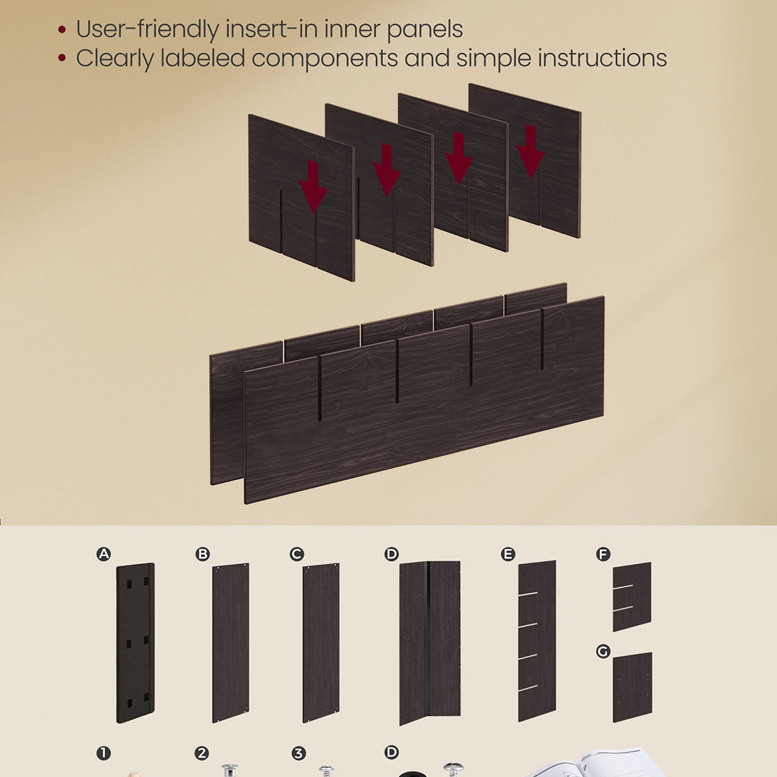 Shoe storage bench with cushion – holds 15 pairs