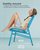 Acapulco Chair Set, Side Table, Outdoor Lounge, Indoor/Outdoor, Modern Shell