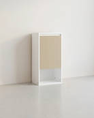 Wandkast voor de Badkamer – Wit & Natuurlijk Beige – 30 x 40 x 80 cm - De Vries Meubels