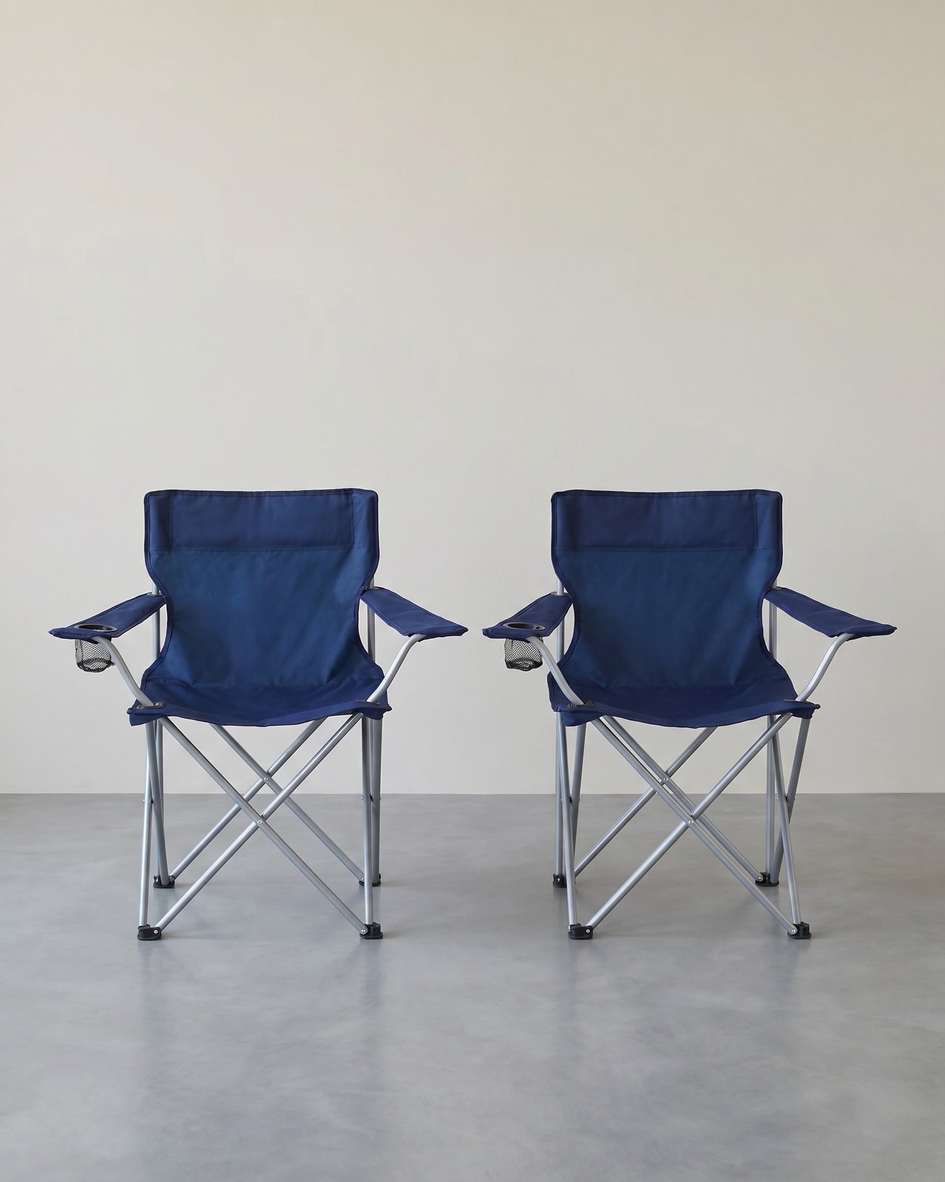 Opvouwbare Kampeerstoelen Set – Lichtgewicht – Met Bekerhouder en Draagtas