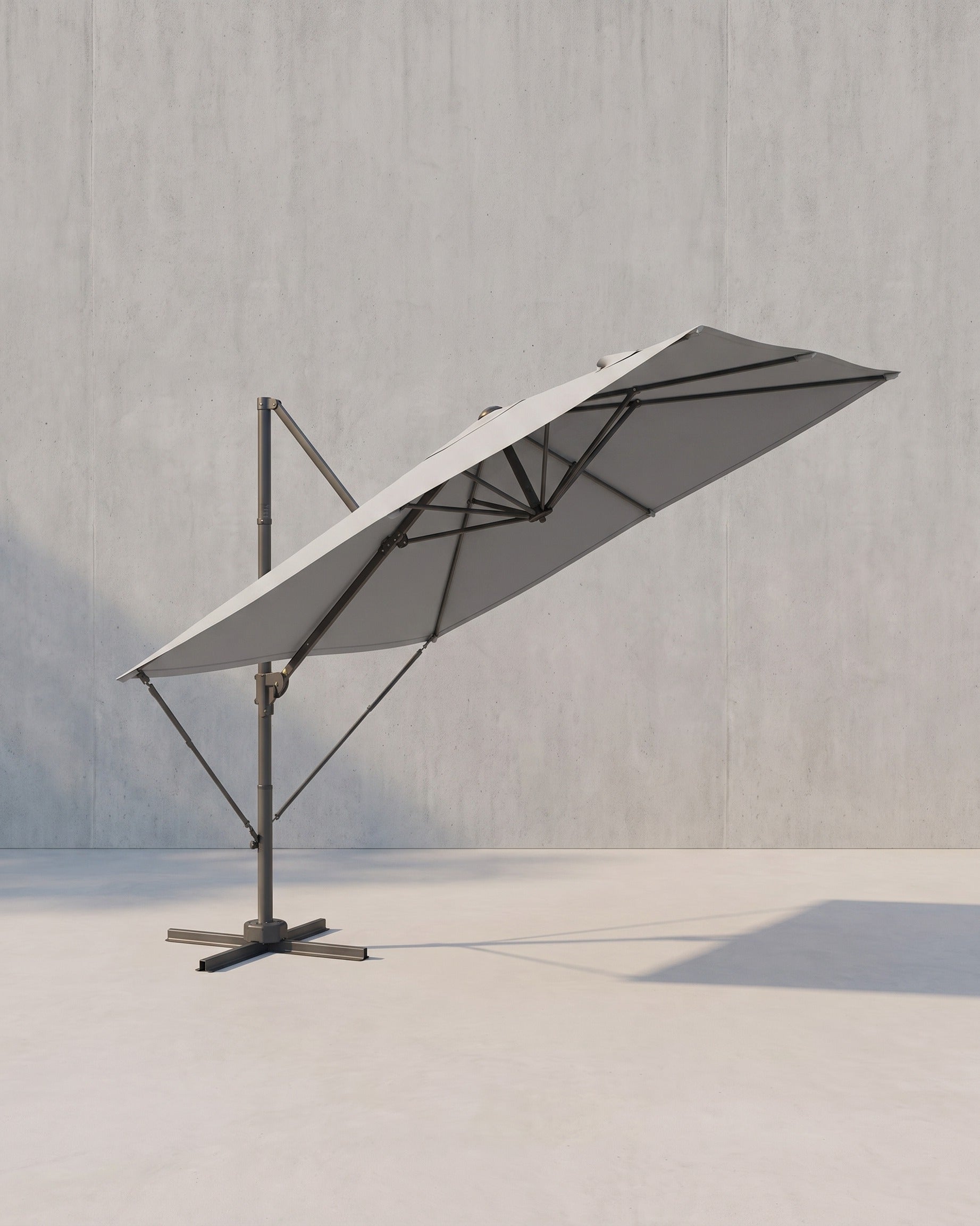 Zweefparasol 270 x 270 cm - Compleet Verstelbaar en 360° draaibaar
