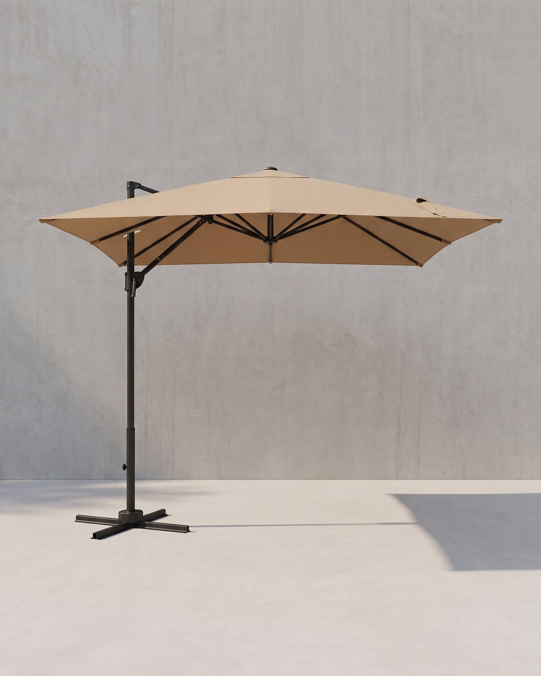 Zweefparasol 270 x 270 cm - Compleet Verstelbaar en 360° draaibaar