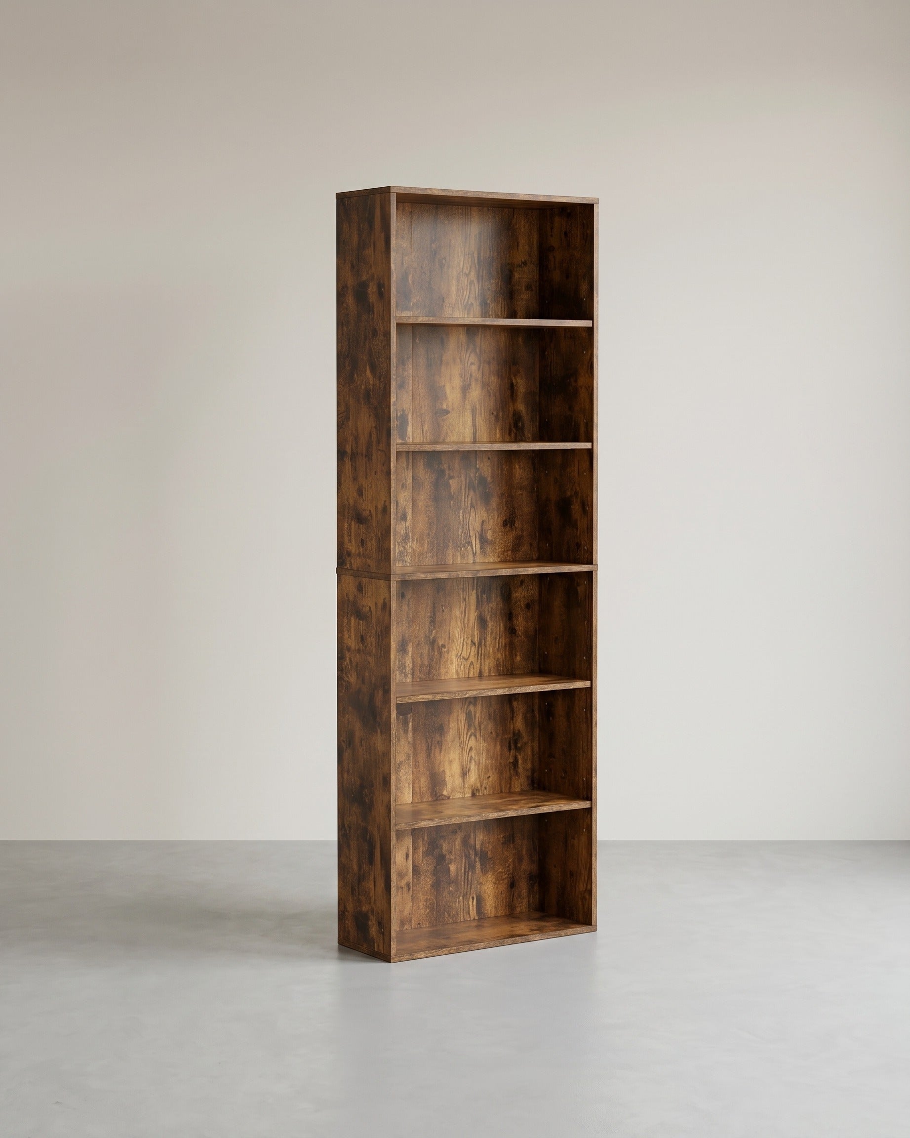 Modern Open Boekenkast – Ruim Staand Opbergrek Met Verstelbare Planken en Minimalistisch Design