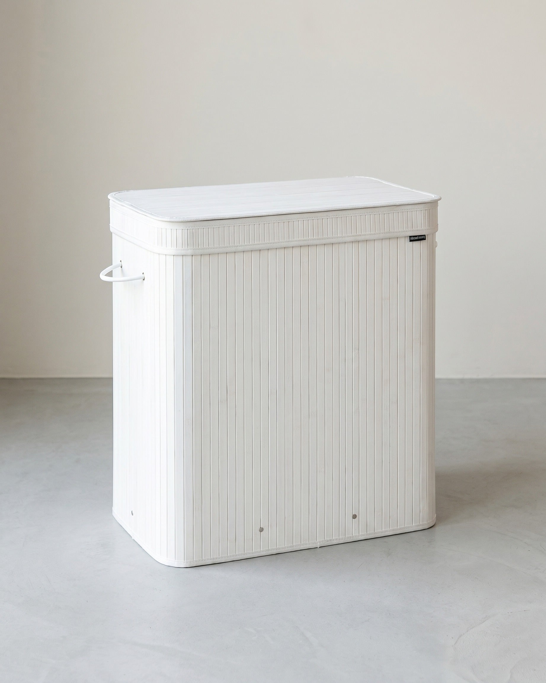 Wasmand met deksel – 100 liter – Bamboe – Uitneembare waszak – Handvatten