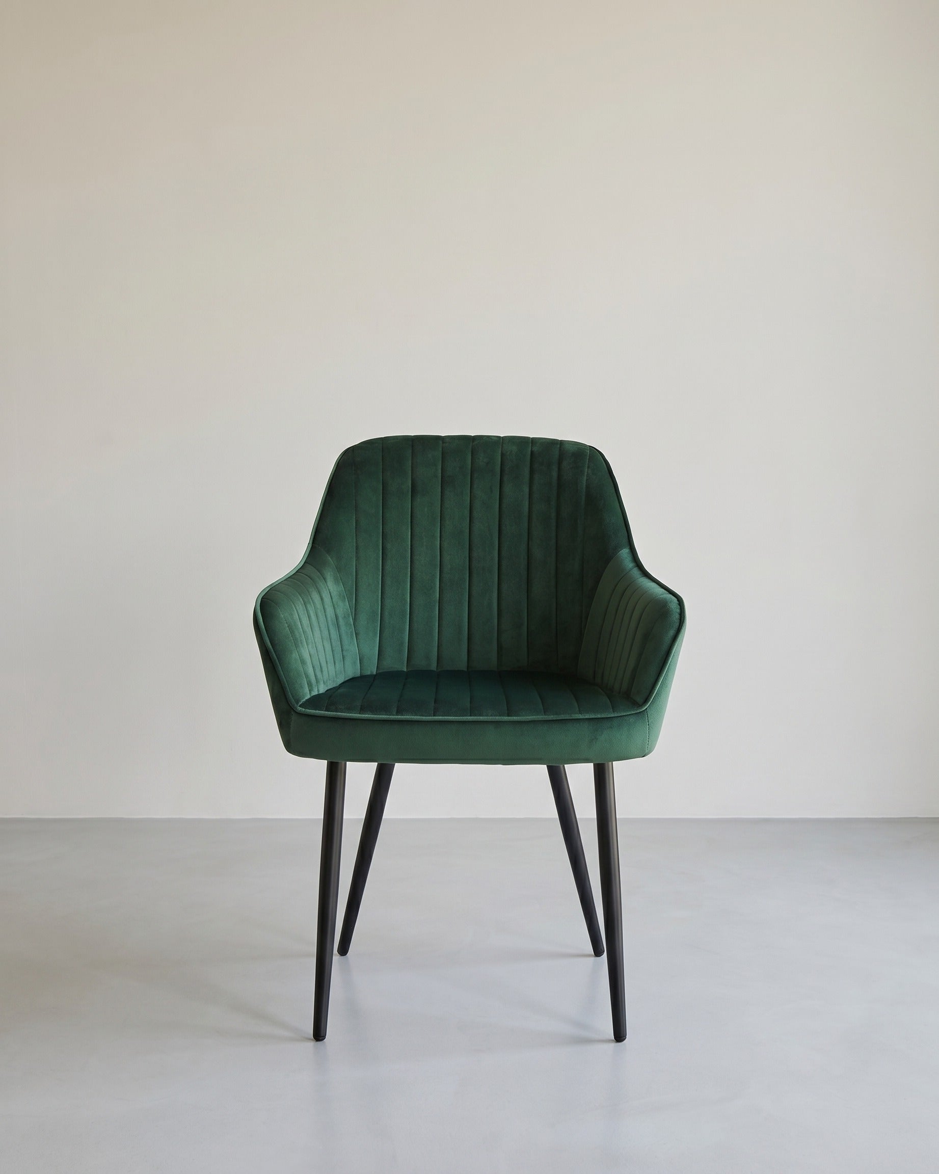 Moderne eetkamerstoel met armleuning - Elegant design - De Vries Meubels