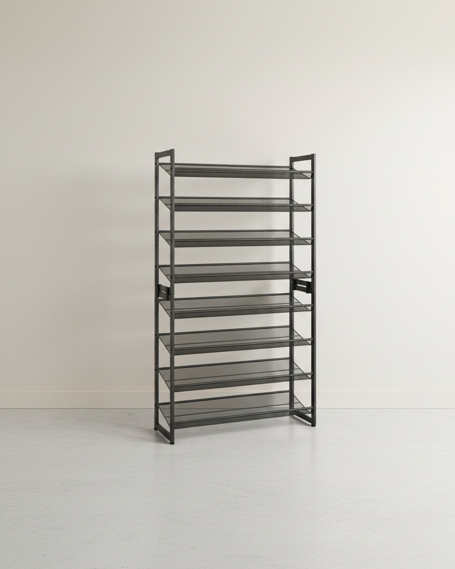 Schoenenrek 8 - laags - Stapelbaar Opbergrek - Schoenenorganizer - De Vries Meubels