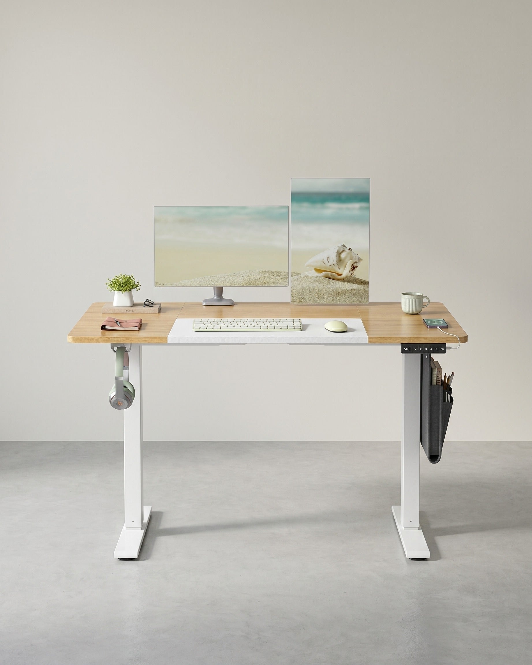 In Hoogte Verstelbaar Bureau - Zit-Sta Bureau - Elektrisch Verstelbaar Bureau - (Thuis)kantoor
