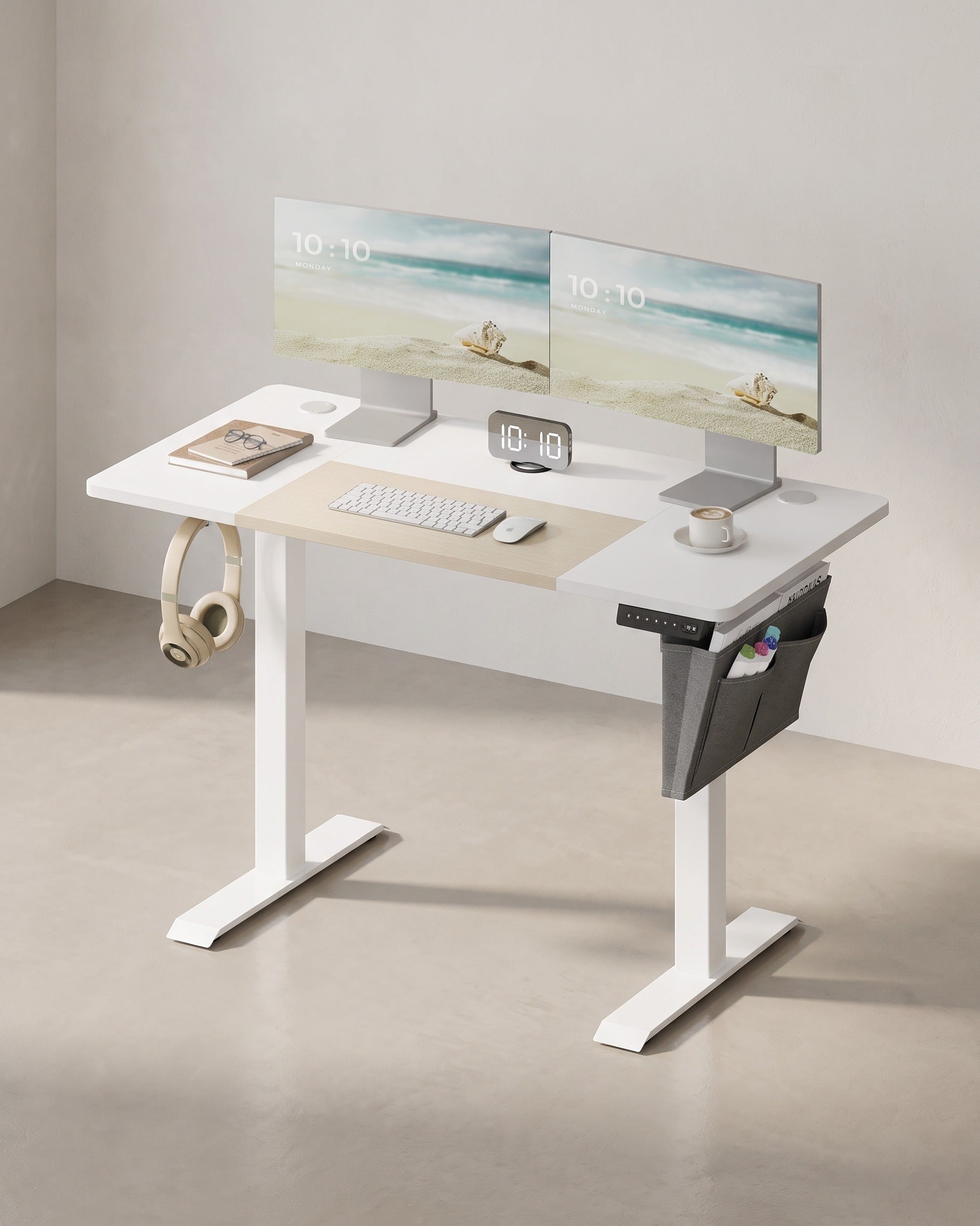 In Hoogte Verstelbaar Bureau - Zit-Sta Bureau - Elektrisch Verstelbaar Bureau - (Thuis)kantoor