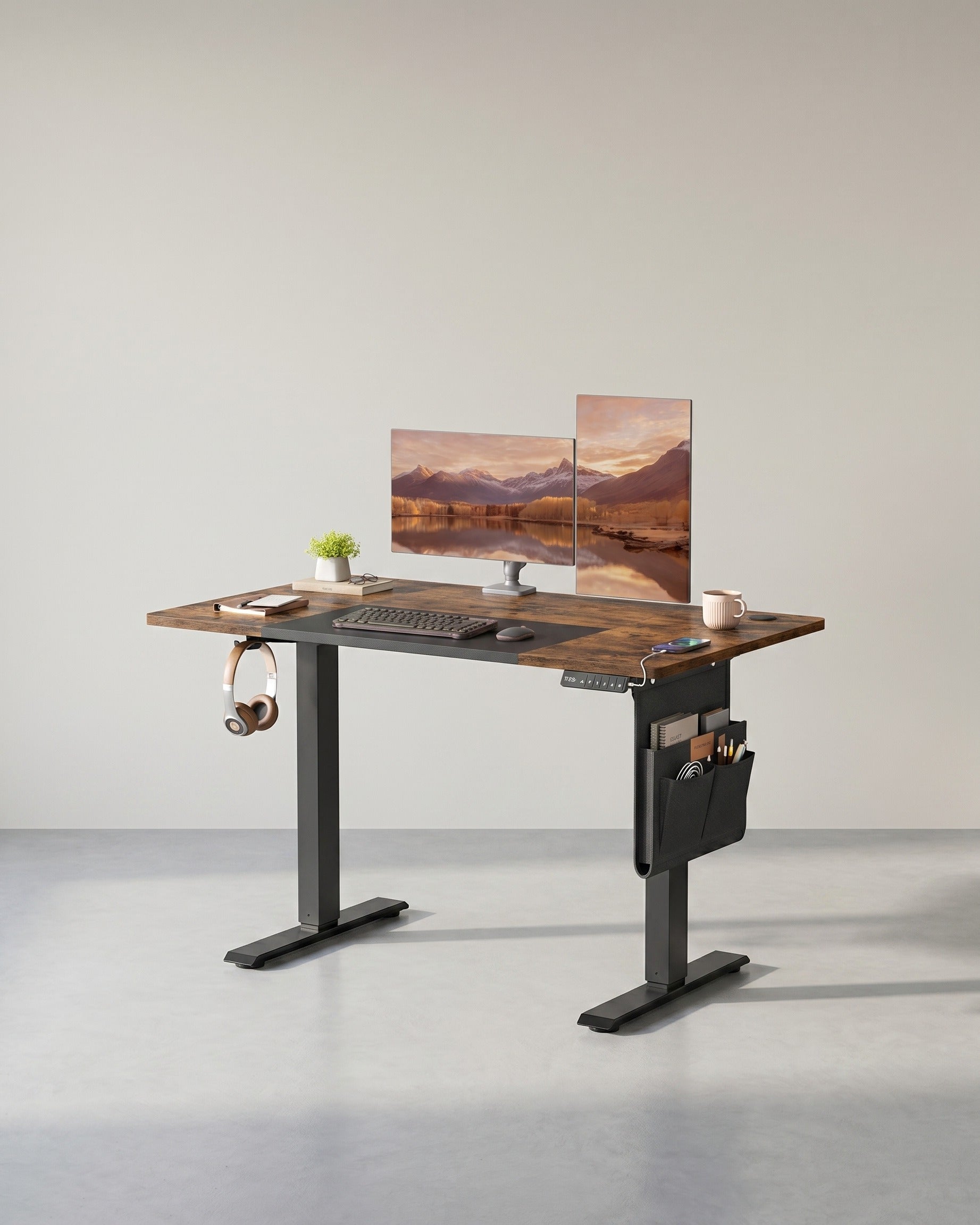 In Hoogte Verstelbaar Bureau - Zit-Sta Bureau - Elektrisch Verstelbaar Bureau - (Thuis)kantoor