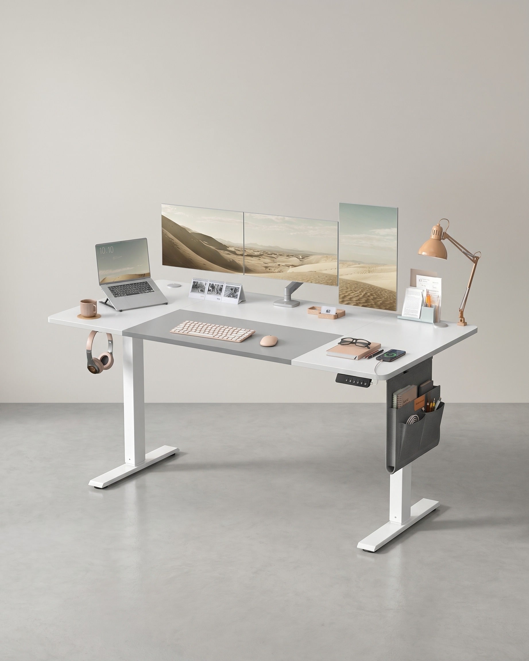 In Hoogte Verstelbaar Bureau - Zit-Sta Bureau - Elektrisch Verstelbaar Bureau - (Thuis)kantoor