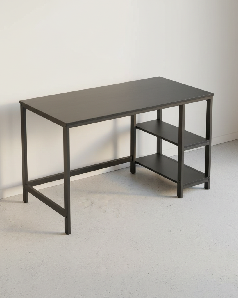 Industrieel Bureau 120 cm breed - Met Verplaatsbare Planken - De Vries Meubels