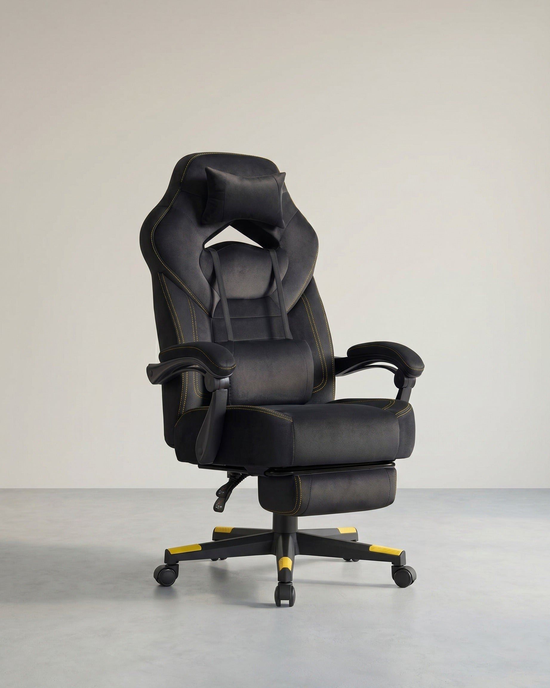 Gamingstoel met Voetensteun – Ergonomisch – Kantelbaar - Extra Dik Zitvlak - Hoogte Verstelbaar