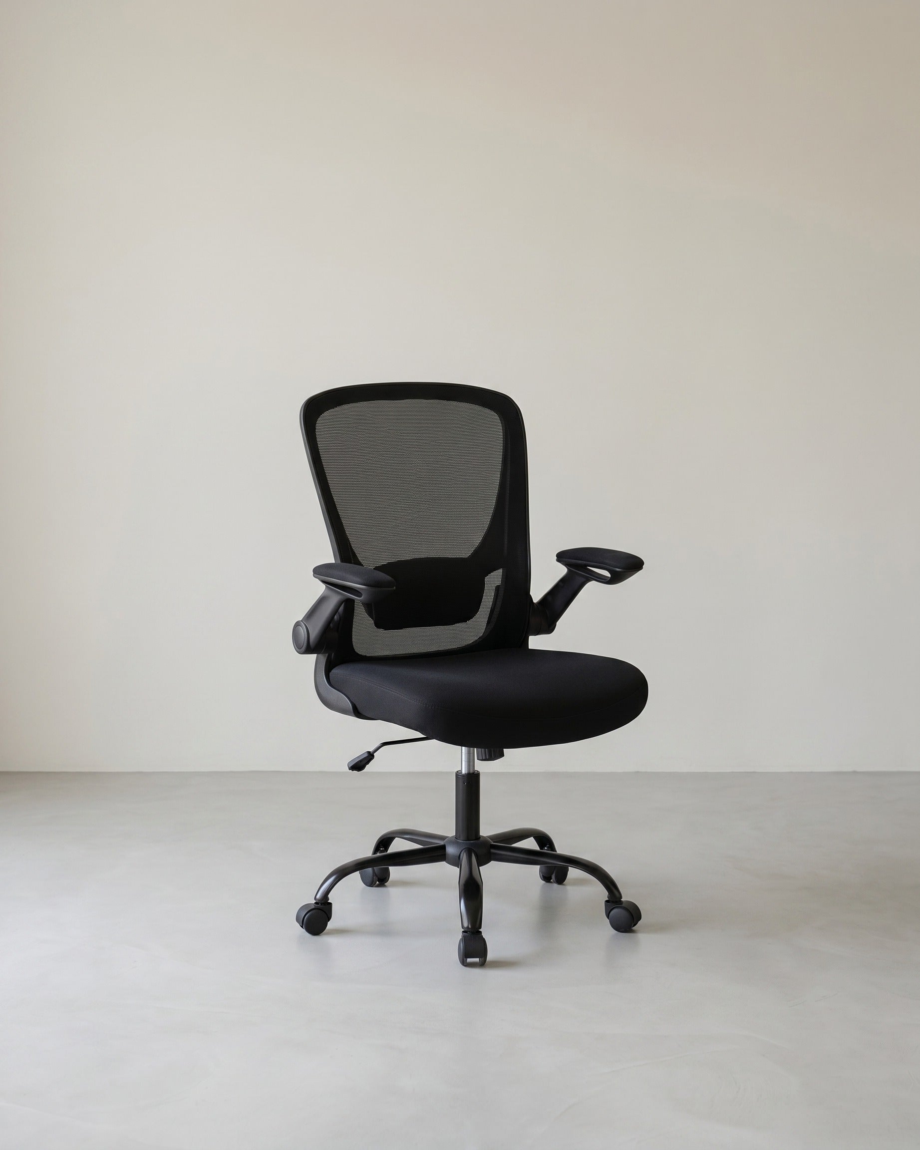 Bureaustoel met Verstelbare Armleuning - Mesh rugleuning - 360° Draaibaar