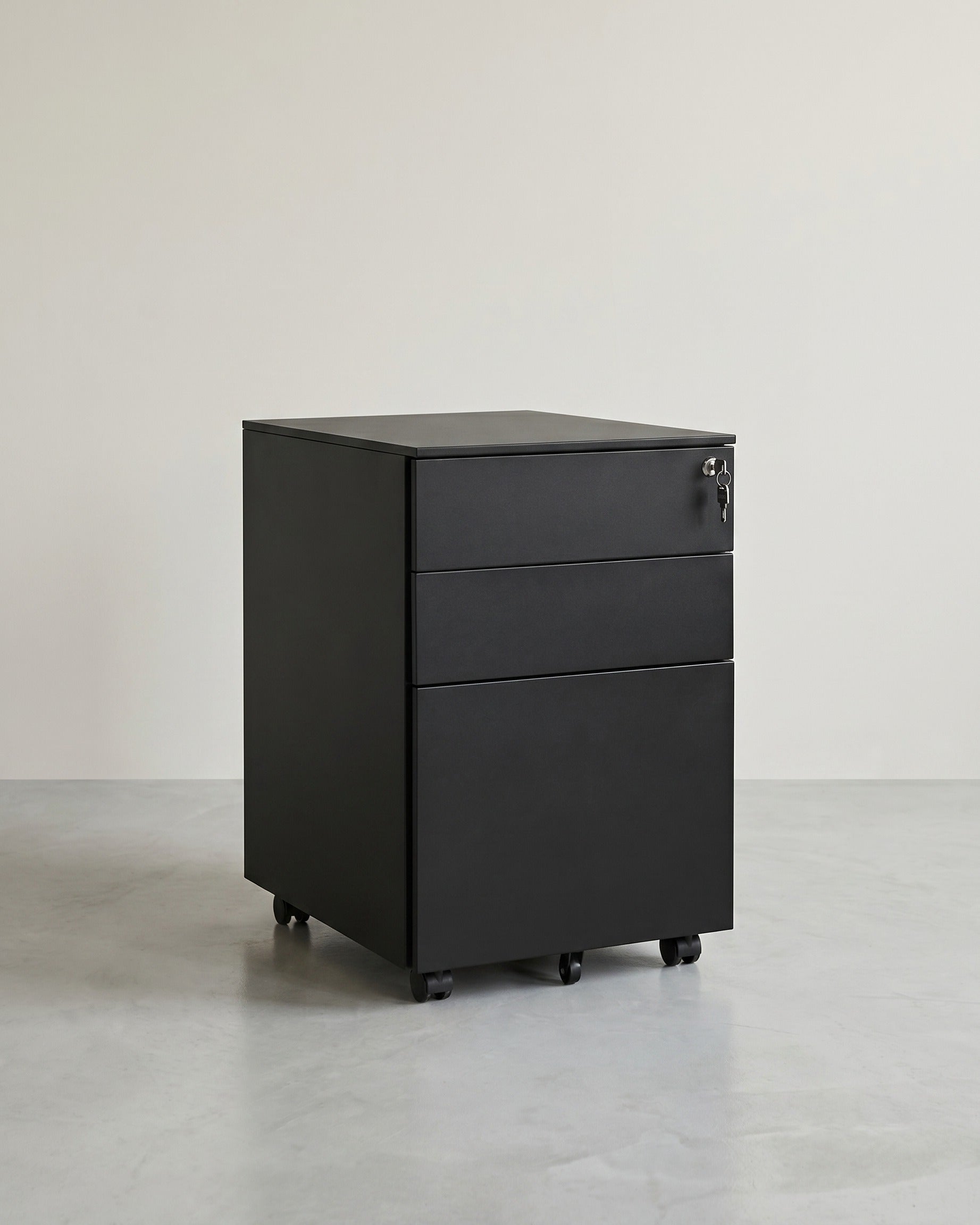 Ladeblok met Wielen - met Slot - 3 Lade
