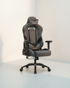 Ergonomische Gamingstoel - Verstelbaar Bureaustoel - Grijs - De Vries Meubels
