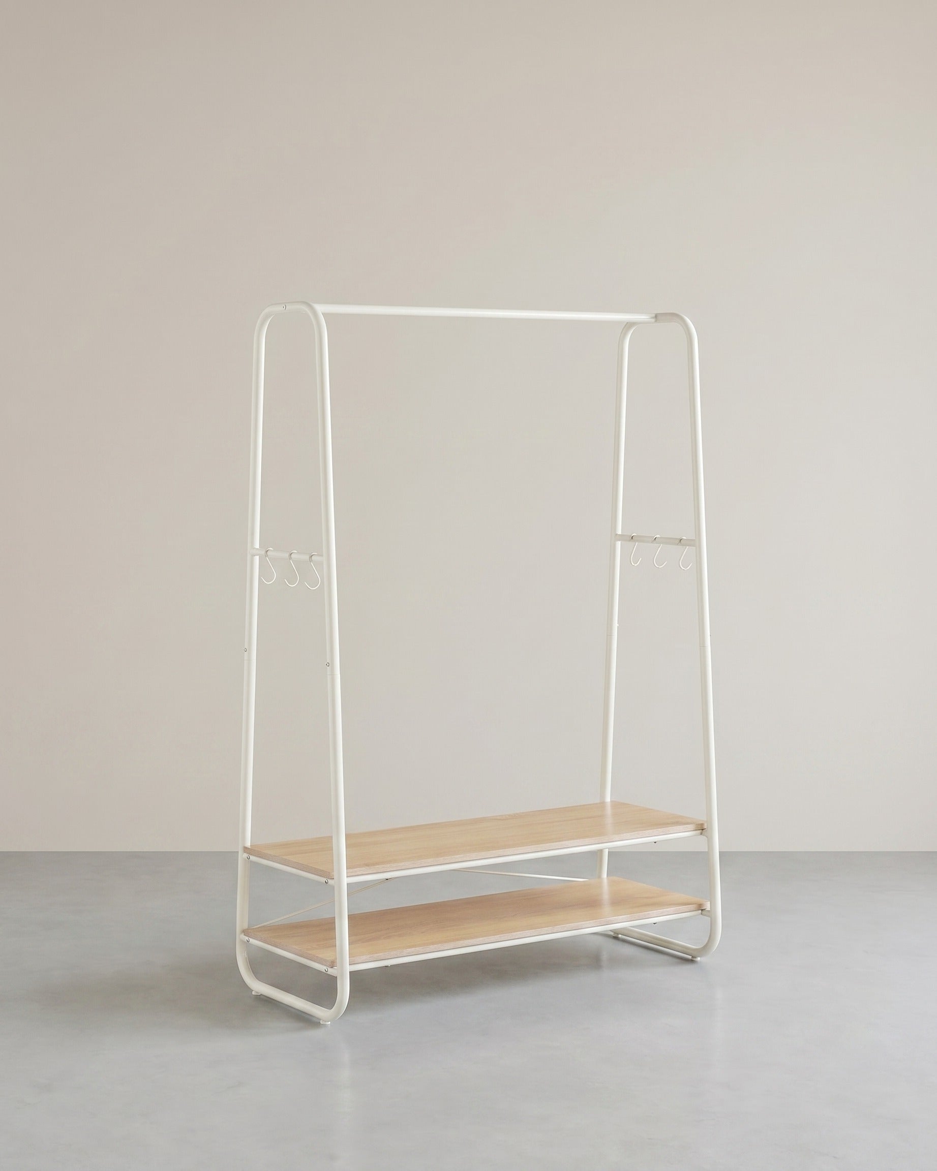 Kledingrek met Legplanken – Industrieel Design – Vrijstaand – 100 cm Breed