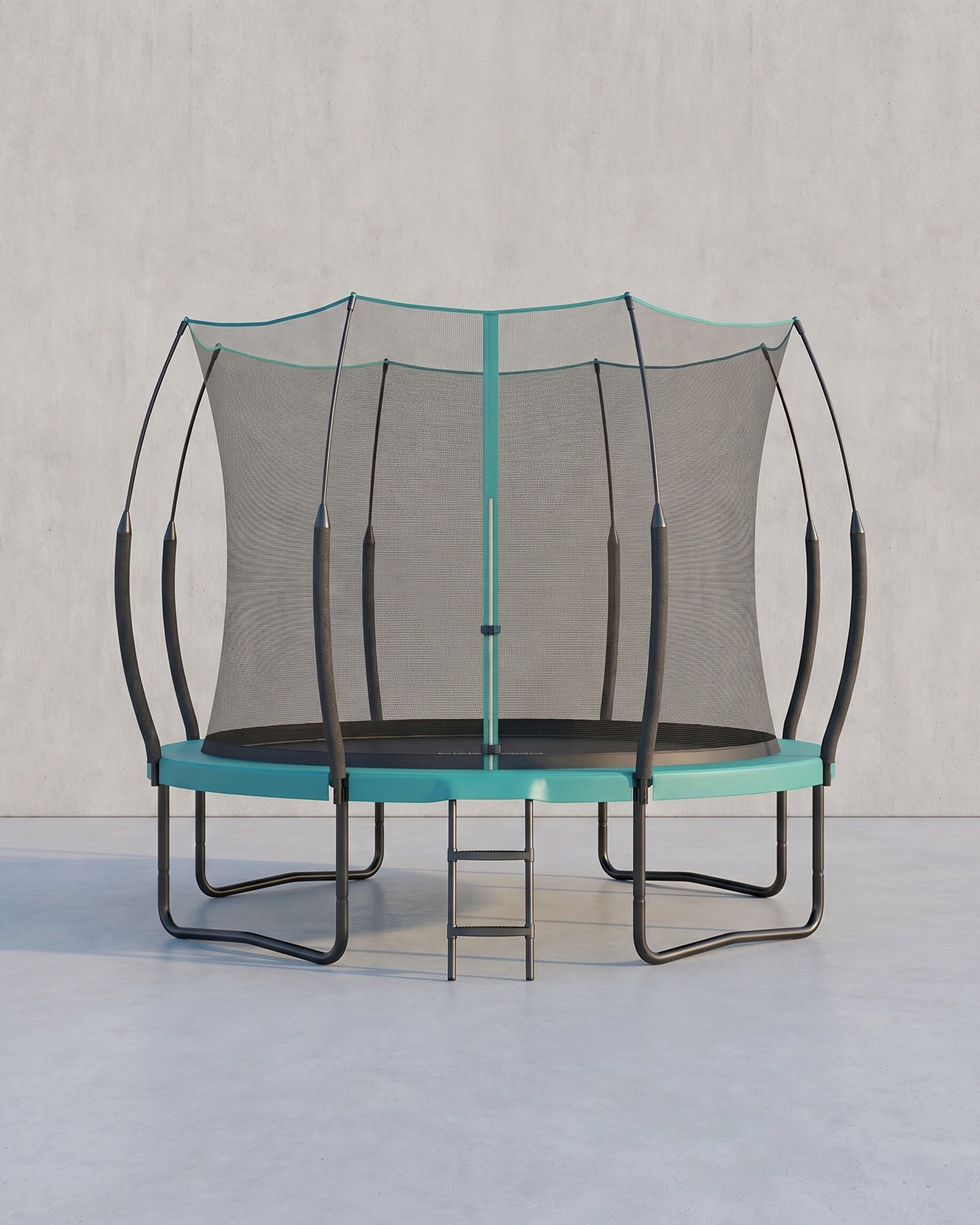 Rond Tuintrampoline zonder Veren – Veilig, Stil en Elastisch – Verkrijgbaar in 244 cm, 305 cm en 366 cm