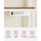 Baker's rack, power outlet, 5-tier kitchen stand, hooks, adjustable shelf