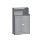 Bathroom Storage Cabinet, Open Shelves, Adjustable Shelves, Minimalist MDF