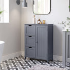 Bathroom storage cabinet - slim freestanding unit - adjustable shelf