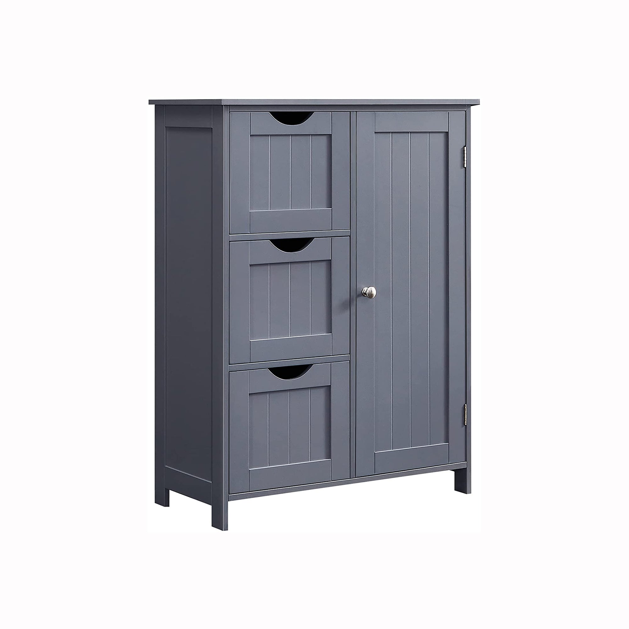 Bathroom storage cabinet - slim freestanding unit - adjustable shelf