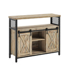 Buffet cabinet cobado collection - sideboard with sliding doors and adjustable shelves