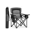 Camping Chair with Cushion, 450 lb, Foldable, Cooler Bag, Cup Holders, Organizer