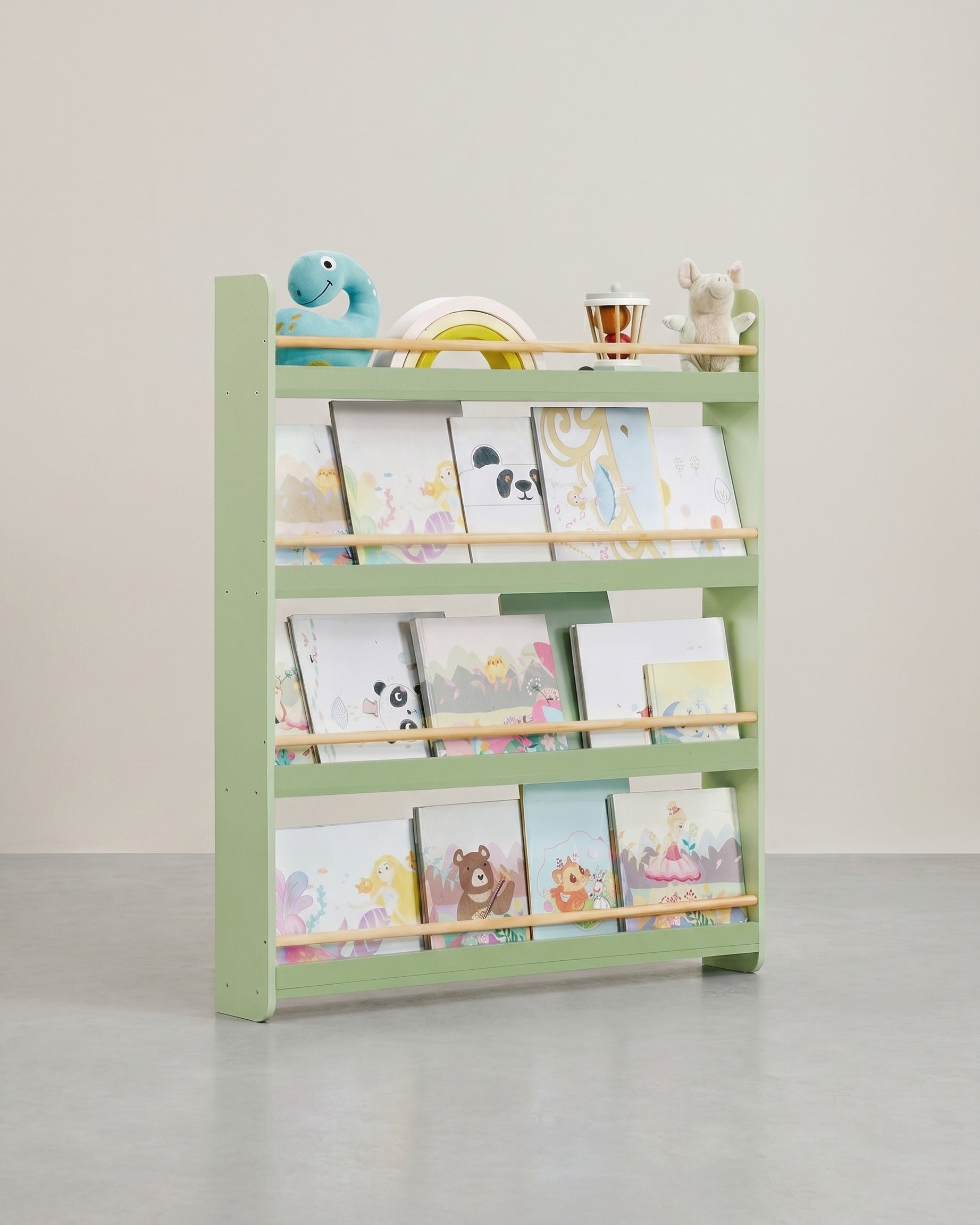 Kinder Boekenkast - 4 Niveaus - Voor Kinderkamer En Speelkamer