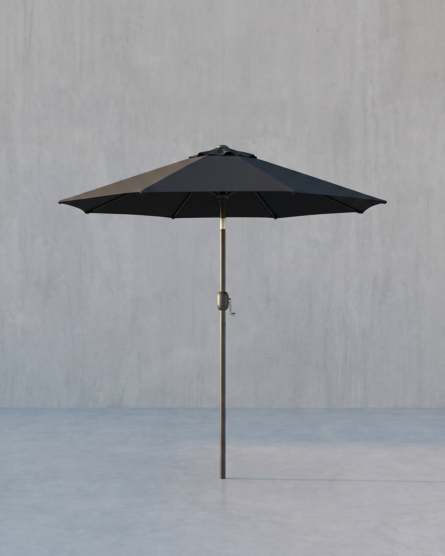 Tuinparasol – Ø 2 / 2.7 / 3 / 3.3 Meter – UPF 50+ Zonbescherming – Kantelbaar 30° – Met Zwengel – Zonder Standaard