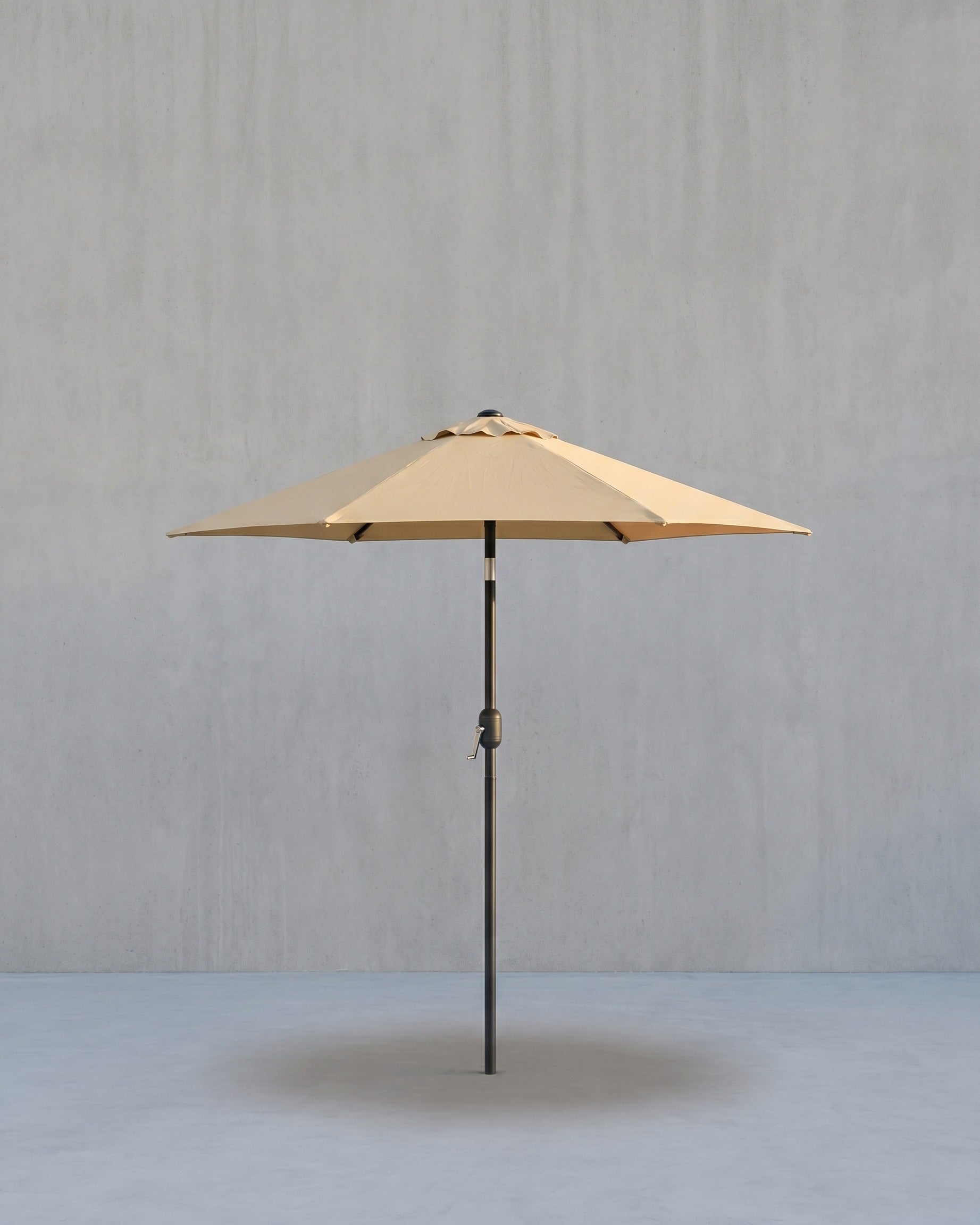 Tuinparasol – Ø 2 / 2.7 / 3 / 3.3 Meter – UPF 50+ Zonbescherming – Kantelbaar 30° – Met Zwengel – Zonder Standaard