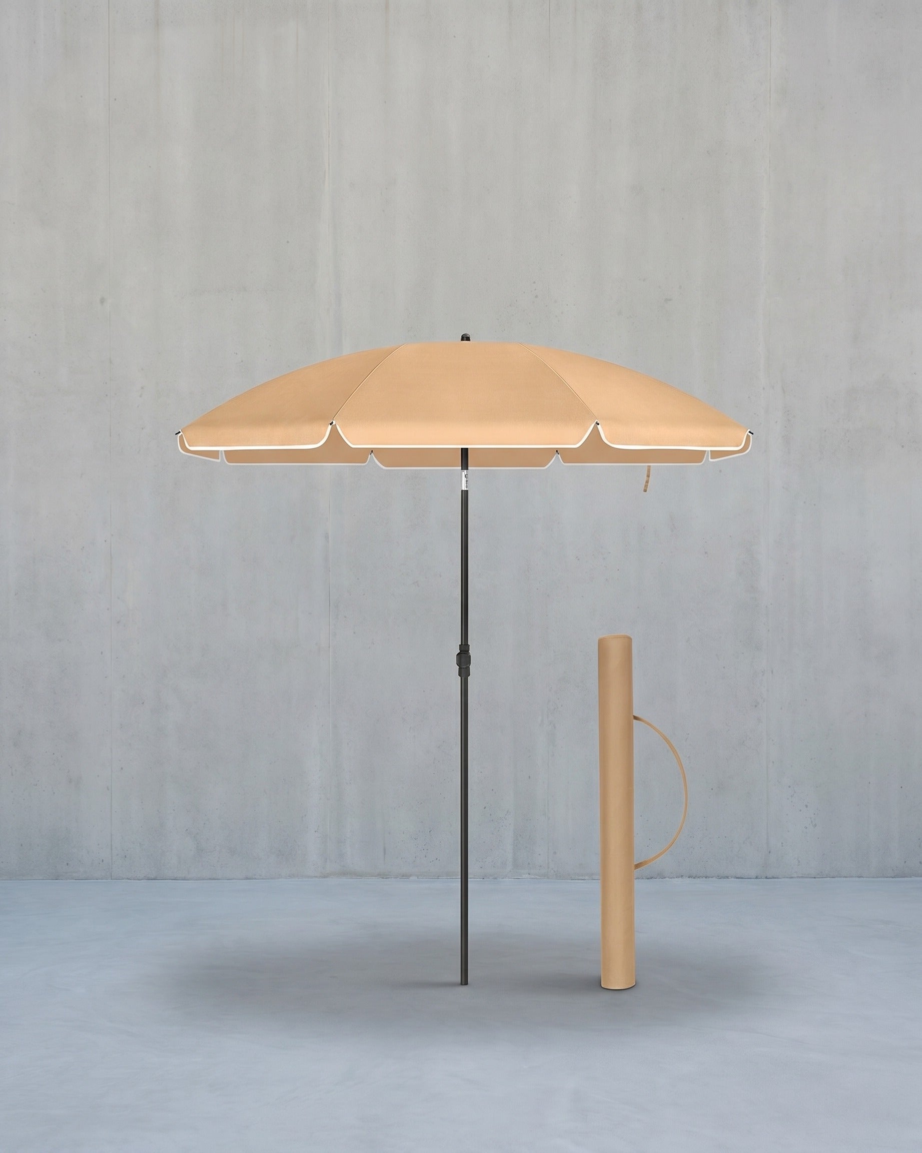 Tuinparasol Ø 160 / 200 cm – Kantelbaar – In Hoogte Verstelbaar – UPF 50+ – Met Draagtas – Zonder Standaard