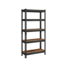 Heavy-Duty 5-Tier Garage Shelf, Adjustable, Boltless, Divides into 2 Units, 29.5"/35.4"