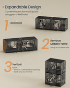 Heavy-Duty Dog Crate – Expandable Steel Kennel – 2 Sizes Available with Wheels and Tray