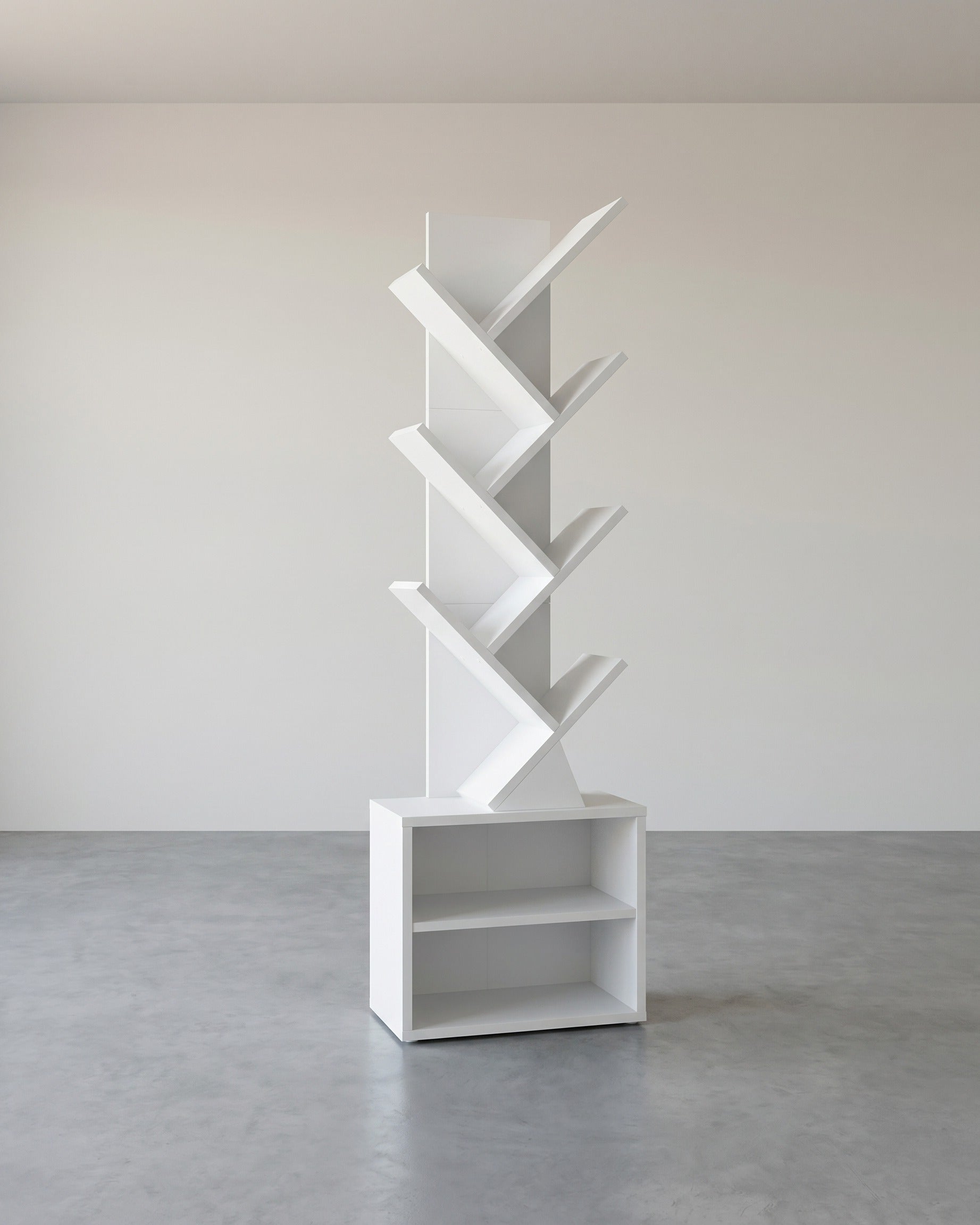 Boekenkast In Boomvorm - Compacte Variant - Voor Slaapkamer Hal Of Woonkamer
