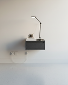 Zwevend Nachtkastje met LED - verlichting - Minimalistisch en Praktisch - De Vries Meubels