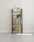 Boekenkast - Ladderrek Met 4 Planken - Stijlvol & Ruimtebesparend - De Vries Meubels