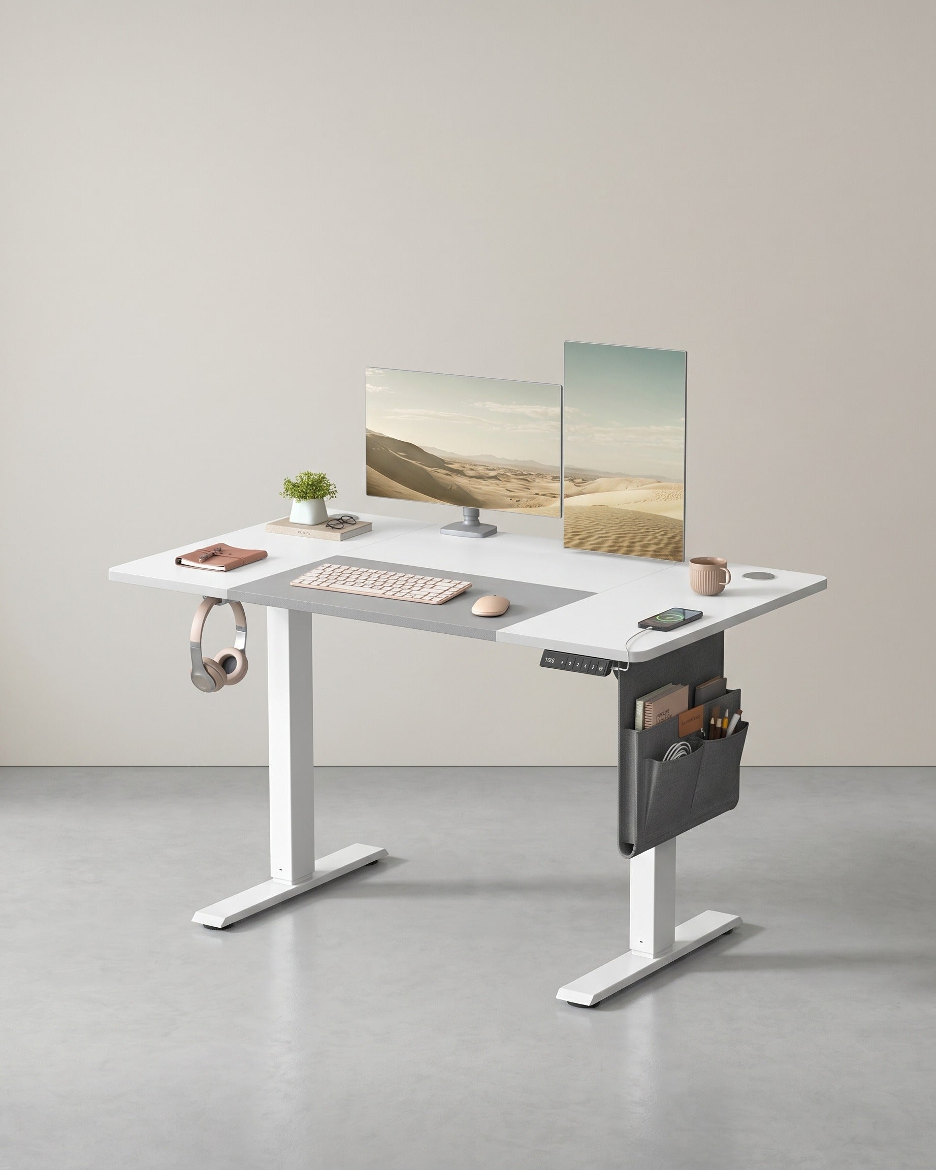 In Hoogte Verstelbaar Bureau - Zit-Sta Bureau - Elektrisch Verstelbaar Bureau - (Thuis)kantoor