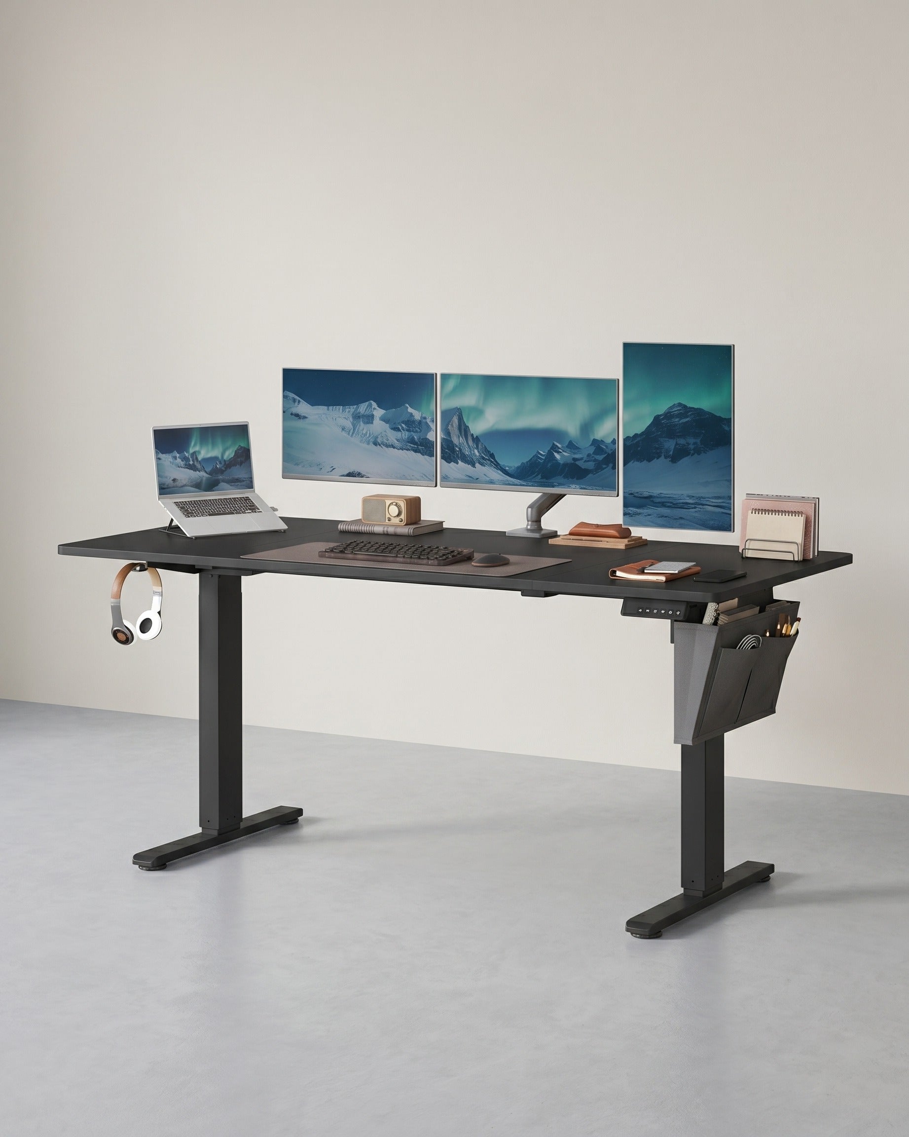 Elektrisch Hoog Laag Bureau - Elektrisch Verstelbaar - Schrijftafel - Ergonomisch Bureau - De Vries Meubels