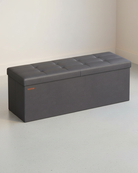 Opvouwbare Opbergbank 131 Liter - Hocker - Kunstleer - De Vries Meubels