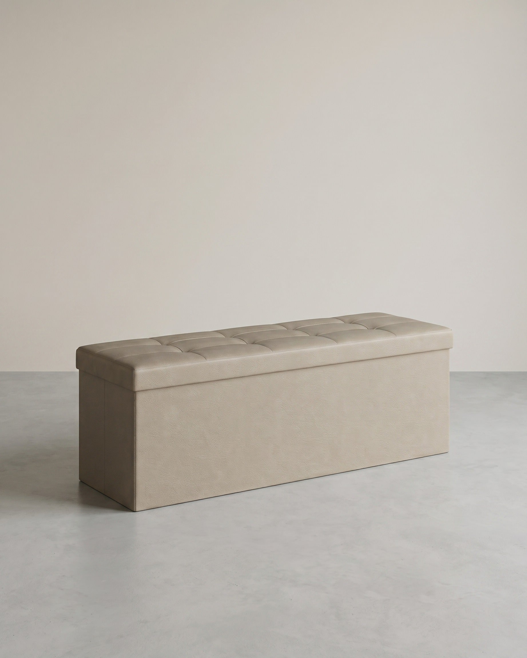 Opvouwbare Opbergbank 131 Liter - Hocker - Kunstleer