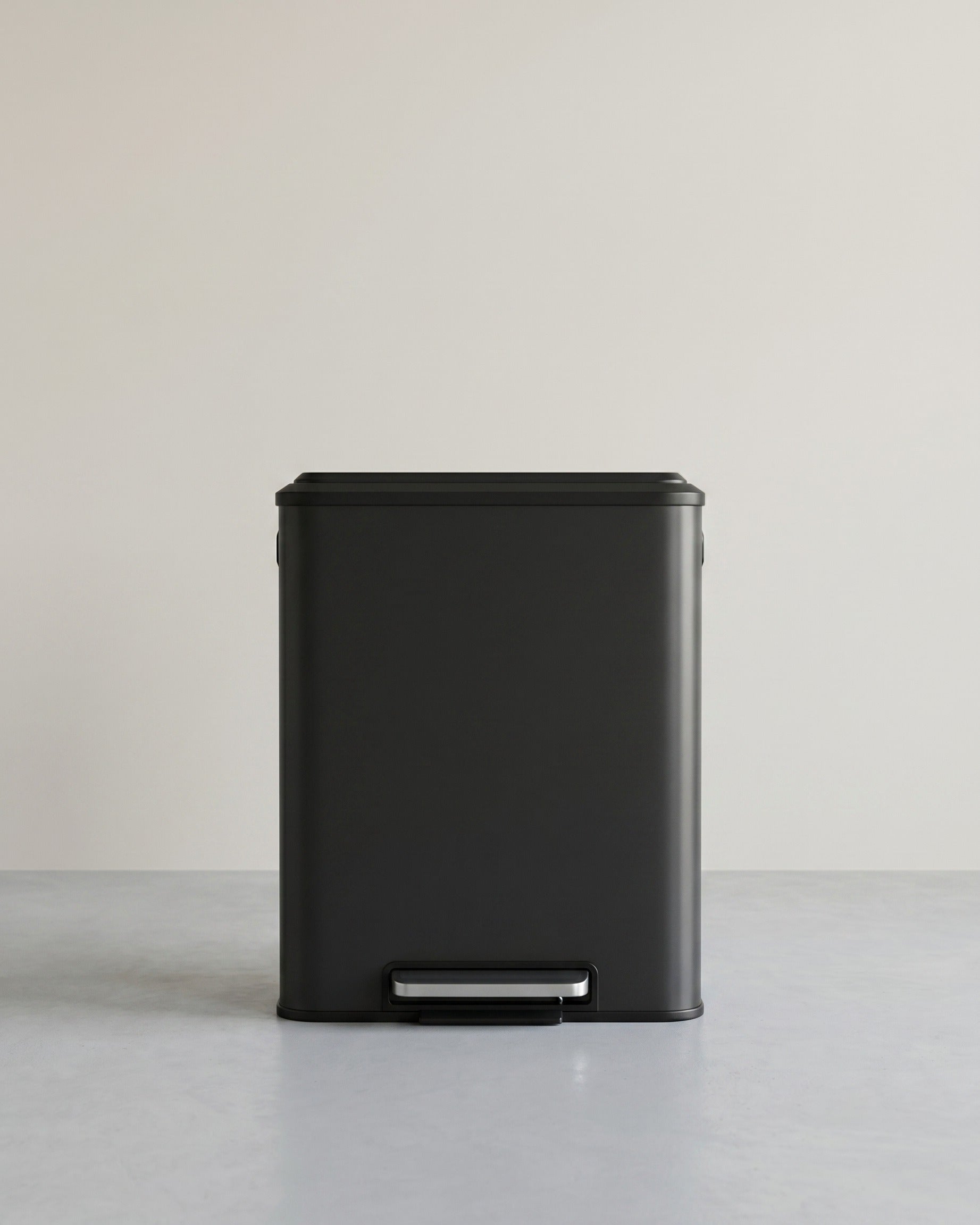 Prullenbak met 2 Compartimenten – 2 x 15L – Pedaalbediening – Soft Close – Kunststof Binnenemmers