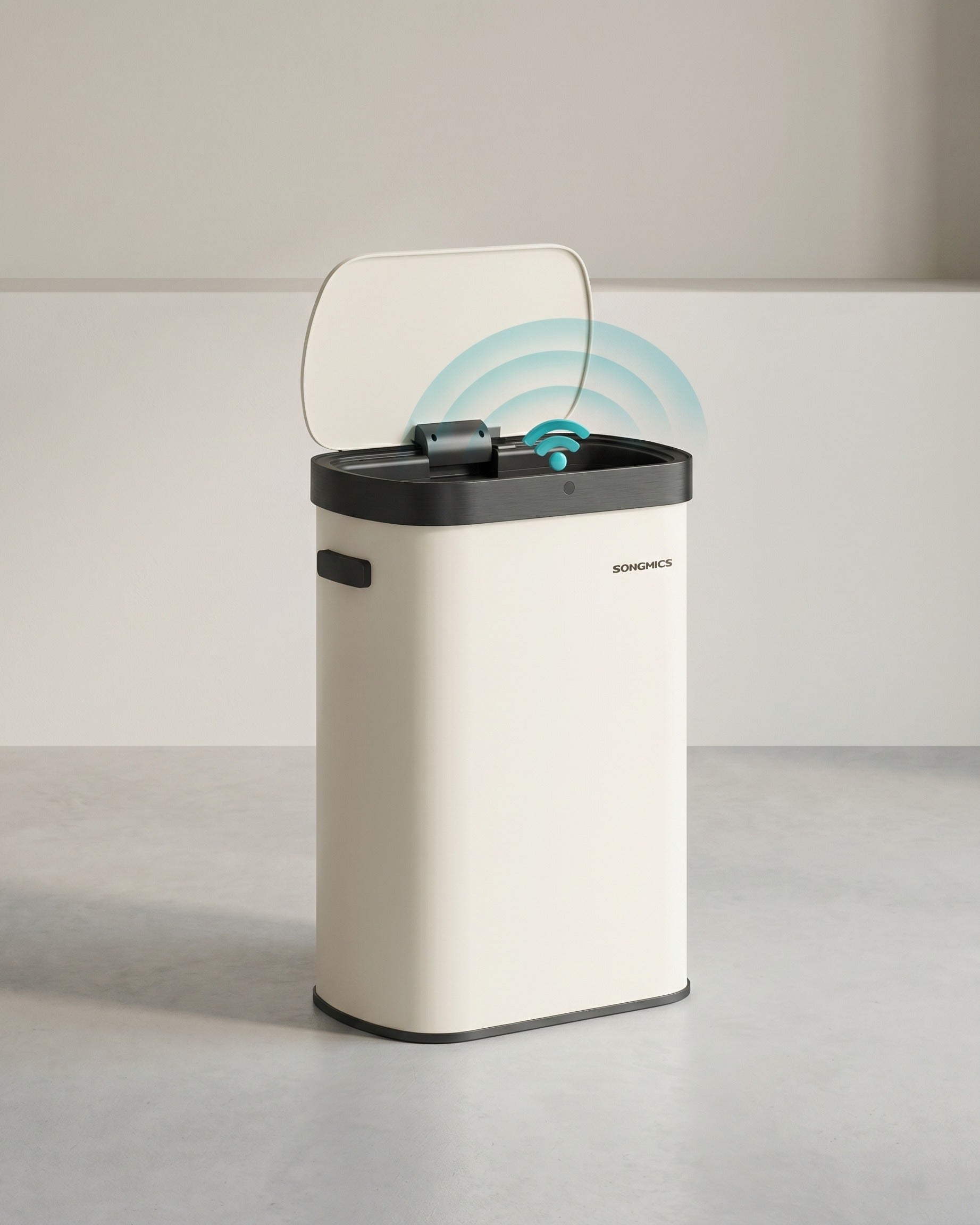 Grote Automatische Prullenbak 50L - Met Sensor En Softclose Deksel - Voor Keuken Of Kantoor