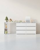 Kaptafel met 6 Laden - Verstelbare Kast - L - vorm - De Vries Meubels