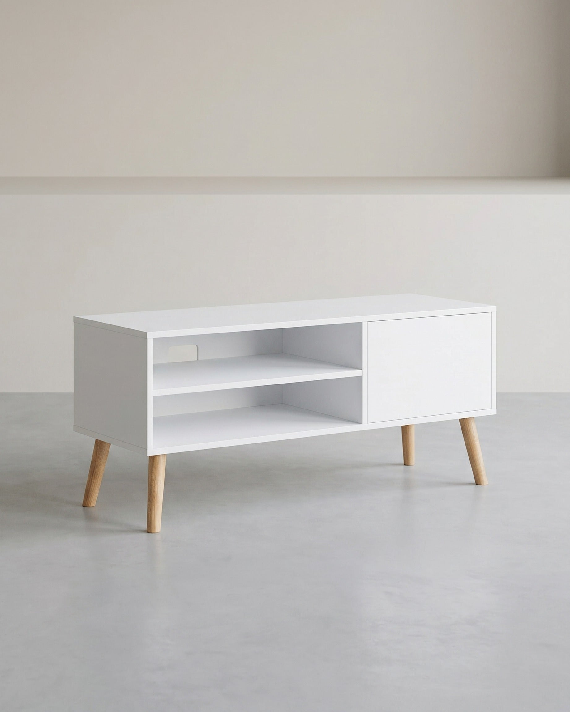 TV-Meubel – 1 deur – 40 x 120 x 49 cm – Scandinavisch – voor TV's tot 55 inch