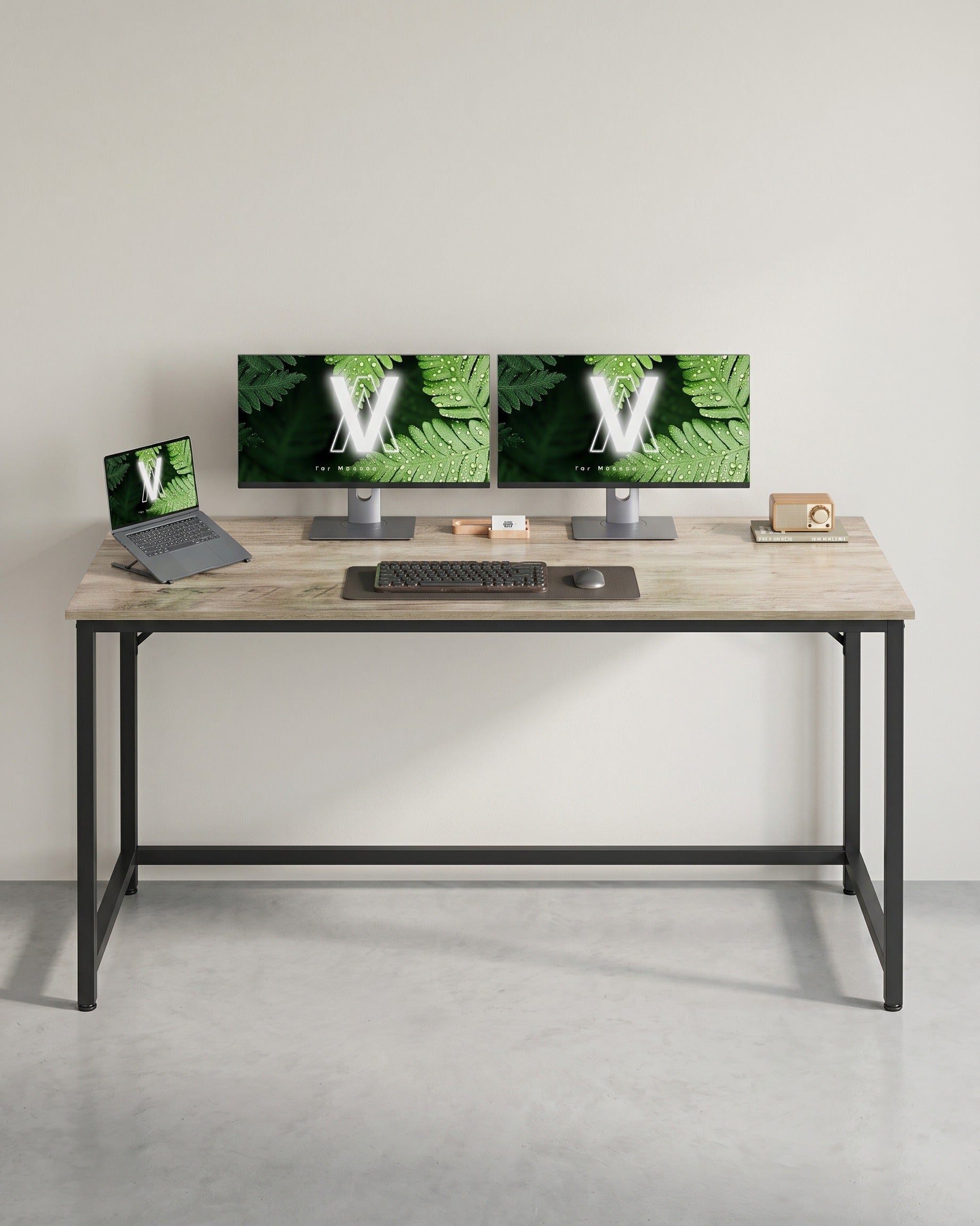 Bureau Industrieel Design – 140 cm Breed – Compact en Stevig – Tot 50 kg Draagvermogen