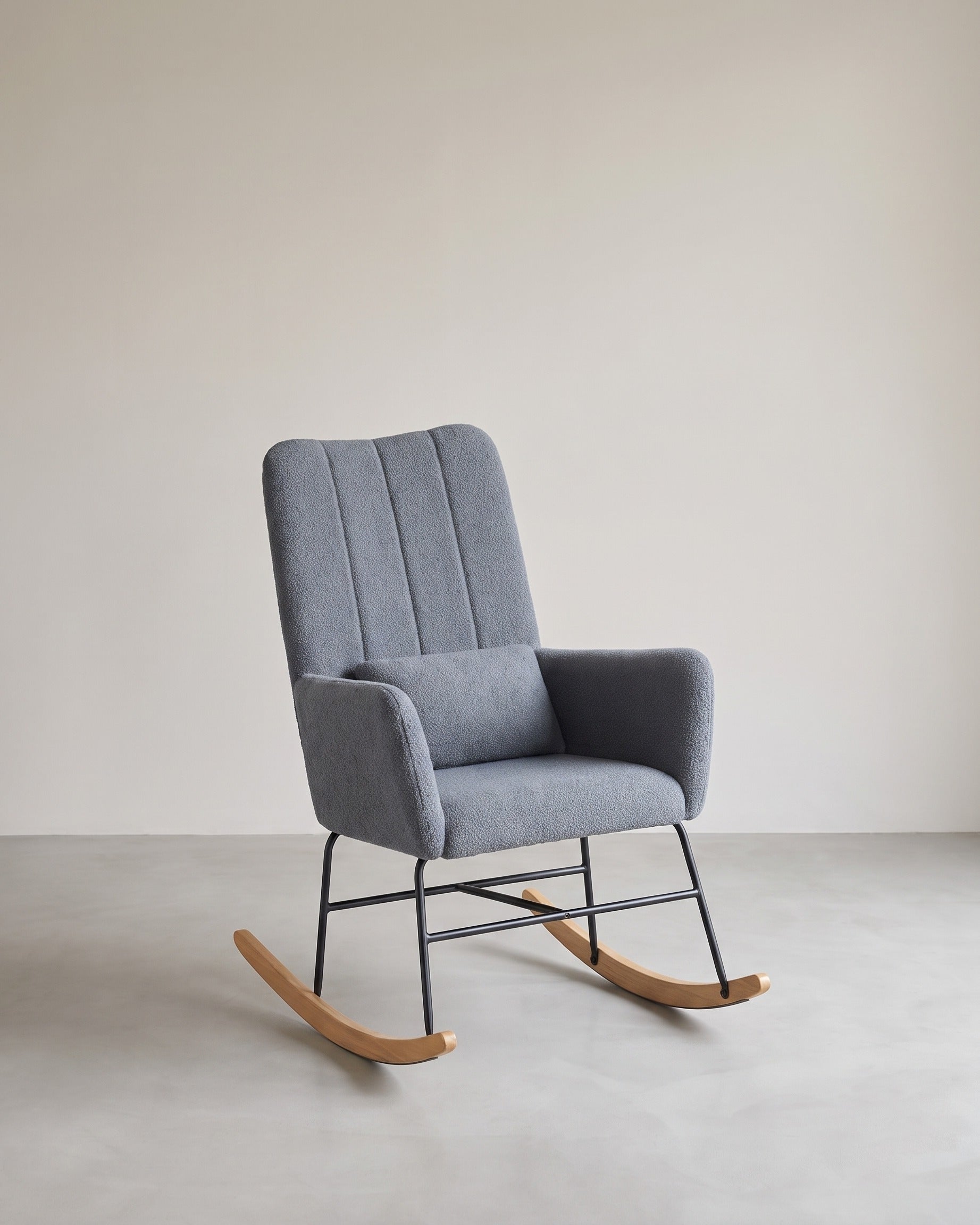 Schommelstoel – Comfortabele fauteuil met Fleece Bekleding