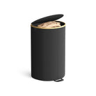 Laundry Hamper with Lid, 23.8 Gal., Oxford Fabric, Removable Liner, Foldable, Bamboo