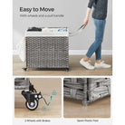 Laundry hamper - rolling laundry basket - with wheels