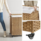 Laundry hamper - rolling laundry basket - with wheels