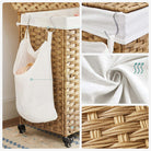 Laundry hamper - rolling laundry basket - with wheels